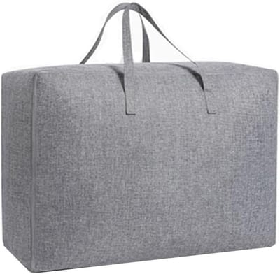 Opbergzak Dekbed - Kleding Opbergtas - Ruimte Besparen - Waterbestendig Ontwerp - XXL 85 Liter - Grijs