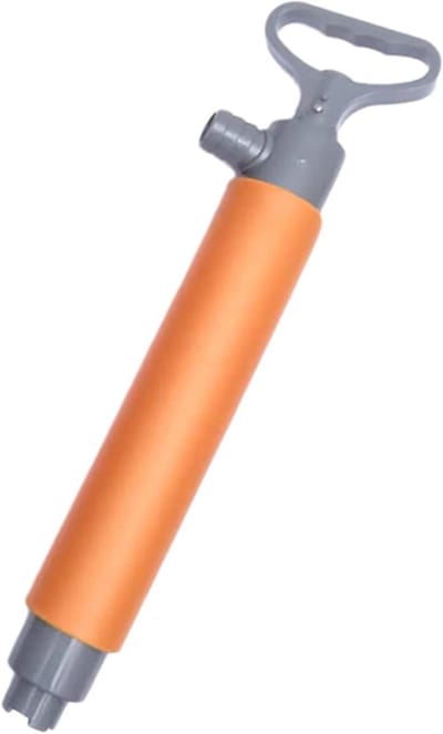 Handmatige Lenspomp - Waterpomp Kajak - Water Afvoeren - Ergonomische Handgreep - 46 cm - Zwart/Rood