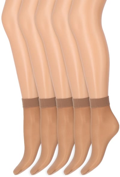 Zijdeglans pantysokjes | 15 Denier | Merk: Marianne | Maat: One Size | Kleur: Wineblush | 5 Paar