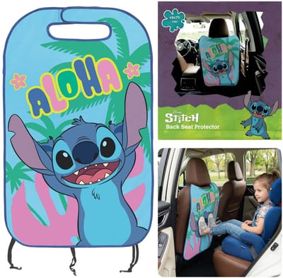 DISNEY Stitch Autostoelhoes, beschermmat voor autostoelen 48x75 cm