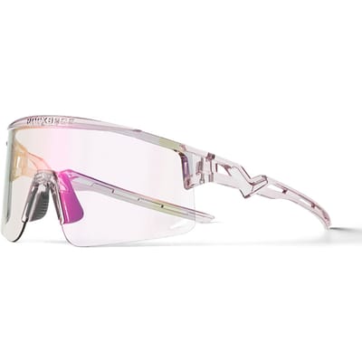 Rockbros Cycling Glasses Photochromic with UV Protection and Corrective Insert Clear - Purple