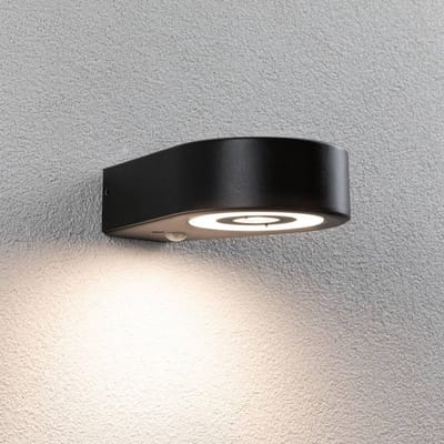 LED-wandarmatuur voor buiten Silma Schemergestuurde bewegingsmelder (IR) IP44 65x186 mm 3000K 5,5W / 0,7W 600lm 230V Antraciet Aluminium