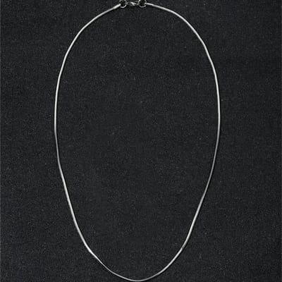 Livano Ketting - Heren - Staal - Nep zilver - Met Hanger - Zilver