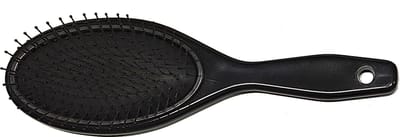 Rojafit - Pneumatische Haarborstel - Zwart - Afmeting: 21 cm. Lang x 6,5 cm. Breed