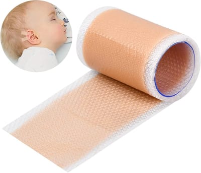 Valgus Correctiepleisters voor Babyoren, 4 x 50 cm Silicoon Gel voor Esthetische Oorcorrectie, Ideaal voor Kinderen en Peuters