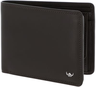 Golden Head Leren portemonnee Polo RFID Protect Scheintasche 1125 Dunkelbraun donkerbruin