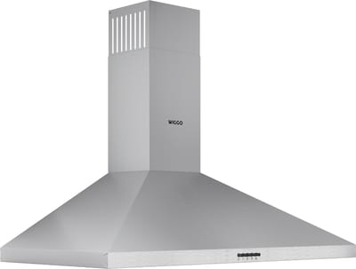 Wiggo WE-A930P(X) – Wandschouw Afzuigkap 90 cm – Roestvrijstaal – 680 m³/h – LED Verlichting – Energieklasse A – 5 jaar garantie