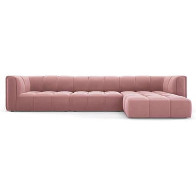Hoekbank Francesca velvet rechts 5-zits | Milo Casa