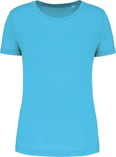 PROACT® Damessport-T-shirt triblend met ronde hals PA4021 - Light Turquoise - XS