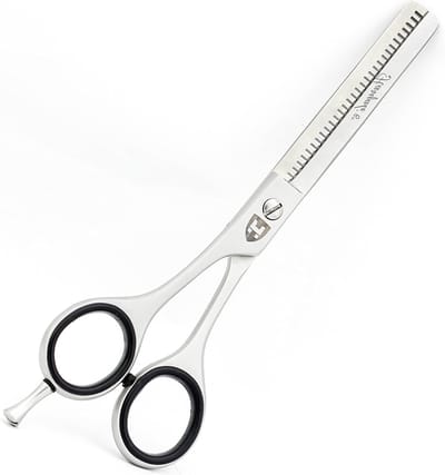 Dunner Schaar - Professionele Kappersschaar - Haar Texturiseren - Vaste Schroef Systeem - 65 Inch - Zilver