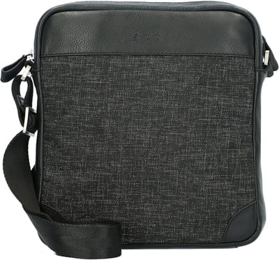Esquire schoudertas Recycled Life Crossbody Bag Anthracite antraciet