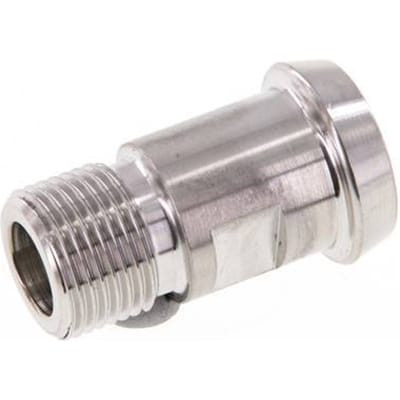 Din 11851 Melkkoppeling 22mm Laspuntstuk X G3/8" Buitendraad RVS