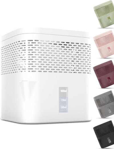 Luchtontvochtiger - Vochtvreter - Vochtige Ruimtes - Stroomloos Werking - Tot 16 m² - Off-white