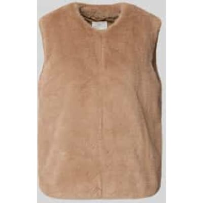 Gilet met imitatiebont