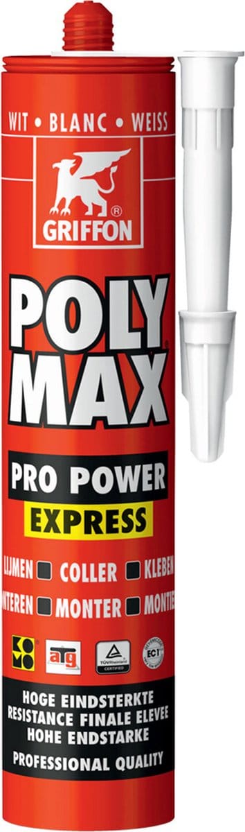 Griffon Poly Max Pro Power Express Montagelijm - Koker - 435gr