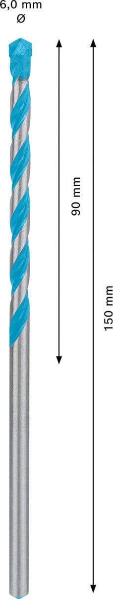 Bosch Expert CYL-9 MultiConstruction boor 6 x 90 x 150 mm - 26089...