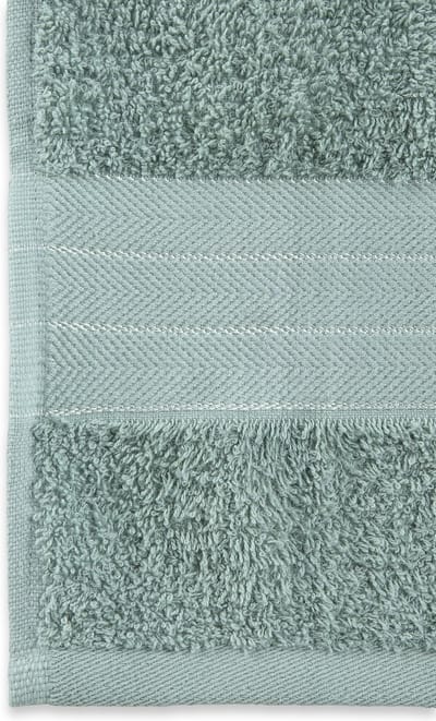 Good Morning uni handdoek effen kleur - Handdoekenset 8 - Olijfgroen - Badstof