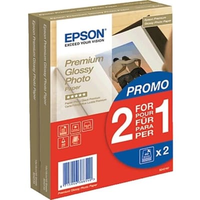Epson Premium Glossy Photo Paper C13S042167 Fotopapier 10 x 15 cm 255 g/m² 80 vellen Hoogglans