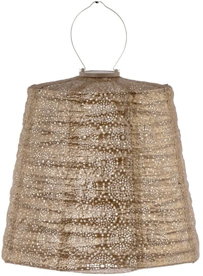 Lumiz Solar Tuinverlichting - Lampion - Lampshade - 40 cm - Goud