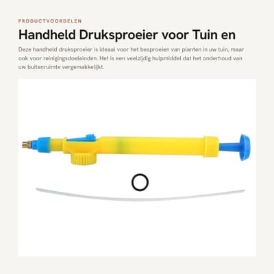 Dailygoods - Handheld Druksproeier voor Tuin en Reiniging