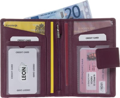 Paspoort hoesje - Paspoorthouder - Documentenmap - Paspoorthoes - Paspoort -Paspoort tasje - Paspoorthoesje - Paspoort cover - Paspoort etui - Paspoorthoes leer - Reisdocumenten - Sale - Gadgets - Leer - Paspoort organizer - Gele boekje - Kado - 15