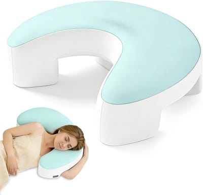 Ergonomisch kussen voor zijslapers met traagschuim, orthopedische ondersteuning voor nek, schouders en rotator cuff, ideaal voor pijnverlichting en comfort tijdens de slaap