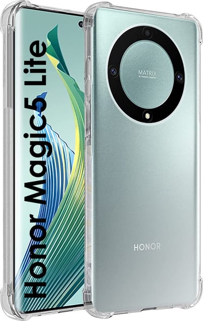 Hoesje voor Honor Magic 5 Lite 5G backcover Shockproof siliconen Transparant