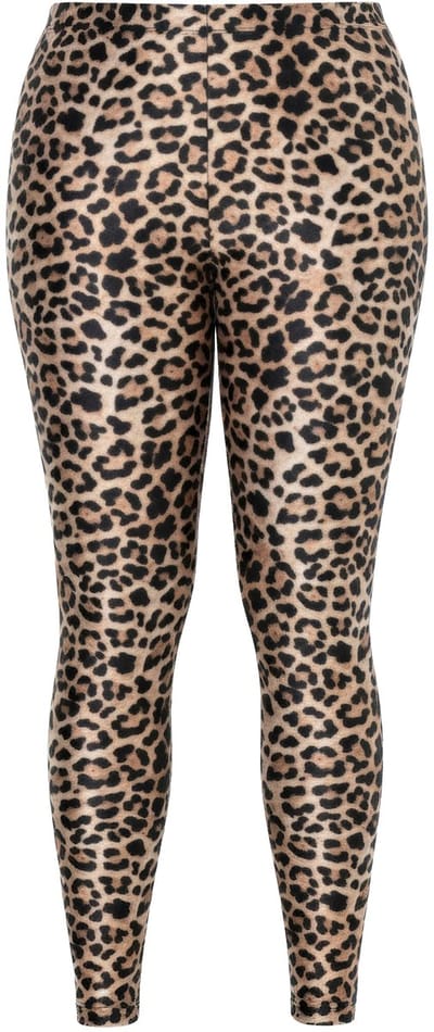 Angel of Style - Dames - Legging leomotief elastische tailleband - Linnen - Maat 50