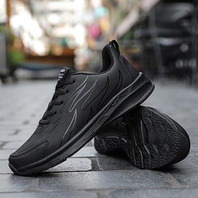 Hommes chaussures décontractées confortable en plein air baskets hommes nouvelle mode mâle chaussures de marche légères baskets chaussures décontractées hommes chaussures 46 noir