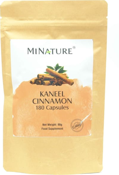 Kaneel Capsules 180 stuks - 450mg Kaneelpoeder per Vegan Capsule - Cinnamon - 100% Plantaardig