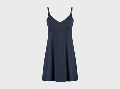 Yumeko slipdress jersey midnight blauw s