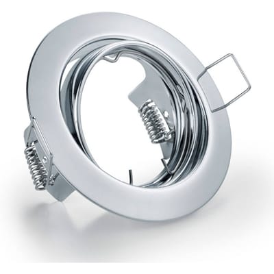 TRIO JURA - Inbouwspot - Chroom - excl. 1x GU10 3 W - Zwenkbaar - Plafondbevestiging - rond