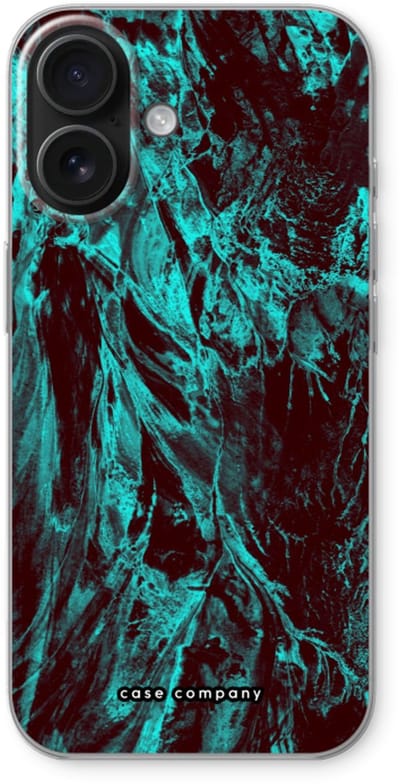 Case Company® - Hoesje geschikt voor iPhone 16 hoesje - Ice Age - Soft Cover Telefoonhoesje - Bescherming aan alle Kanten en Schermrand