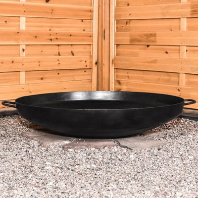 Vuurkorf 79 cm met handgrepen en waterafvoeropeningen