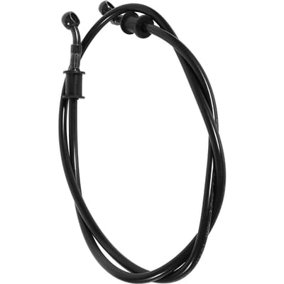50cm ‑ 120cm Moto Tressé Acier Frein Embrayage Durite Huile Ligne Tuyau Coloré 600mm noir