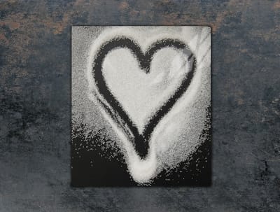 TMK ArtDeko - Snijplank - Glas - 45x52 cm - Hartvorm