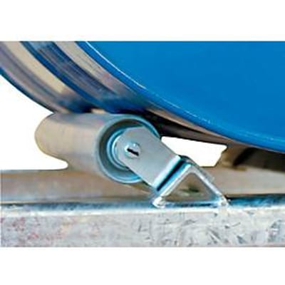 Draaibare rollensteun voor CEMO vatenrek type 400 en 800, gegalvaniseerd staal, voor 200 l vat, 2 stuks