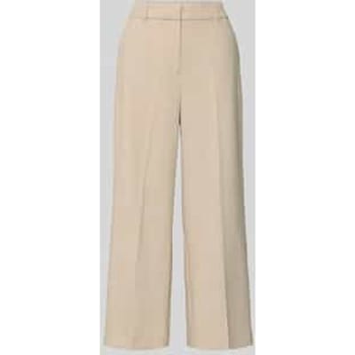 Relaxed fit stoffen broek Met viscose und Persplooien
