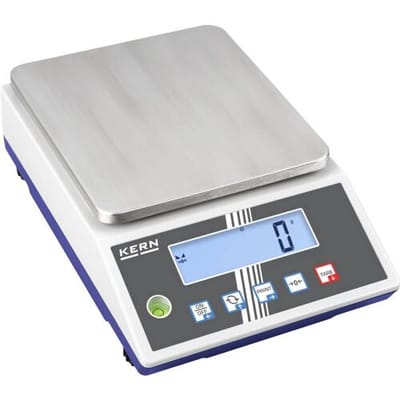 PCB 6000-0 Precisie weegschaal Weegbereik (max.) 6 kg Resolutie 1 g werkt op stekkernetvoeding, werkt op batterijen Grijswit, Donkerblauw