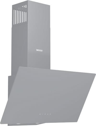 Wiggo WE-A941G(G)- Schuine Afzuigkap - 90cm - 650m³/h - LED - klasse A - 5 jaar garantie - Grijs Glas