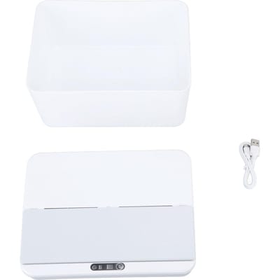 Slimme Prullenbak 6L Capaciteit Contactloos USB Oplaadbaar Automatische Inductie Elektrische Afvalbakken voor white