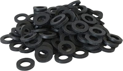 100 Stuks Platte Rubberen Pakkingen 1/2 Inch (18.5 x 10 x 2mm) voor Leidingwerk en Ventilatie