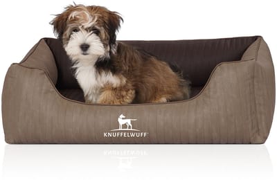 Knuffelwuff Orthopedisch hondenbed Outlander van laser-gewatteerd kunstleer M-L 85 x 63cm