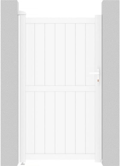 Aluminium Tuinpoort Wit 101,2 x 180,9 cm