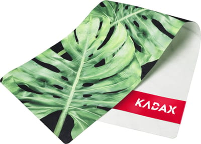 KADAX Tafelloper van vilt, robuuste vilten loper, tafelband, onderhoudsvriendelijke loper voor keukentafel, woonkamer, eetkamer, tafeldecoratie, tafelloper, tafelkleed, vilten tafelloper (zwart/groen)