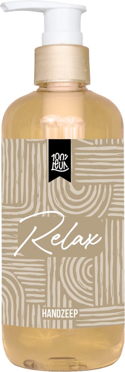 100%LEUK - Handzeep 300ML - Relax - Verzorgend en kalmerend
