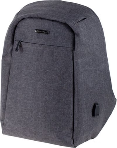 Lightpak rugzak - SAFEBAG - grijs - polyester - JU-46153