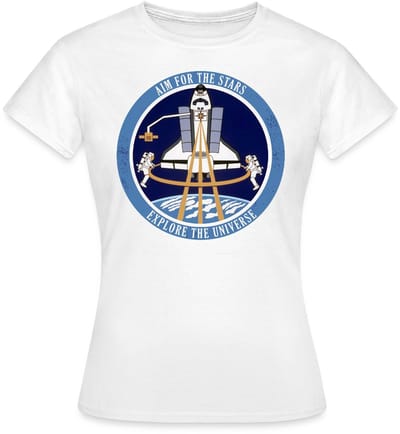 NASA Aim For The Stars T-Shirt Dames