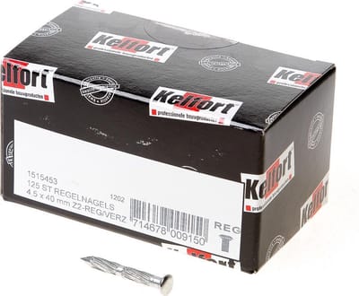 Kelfort Regelnagel staal/gegalvaniseerd bol-verzonken kop (BKV) 4.5 x 40mm