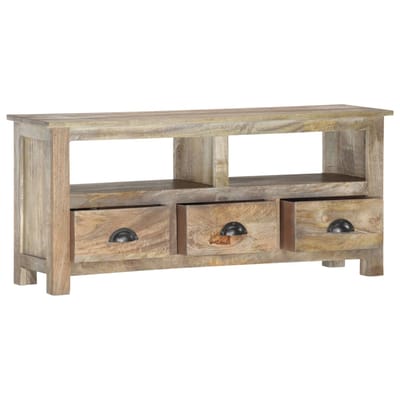 vidaXL - Tv-meubel - 110x30x50 - cm - massief - mangohout